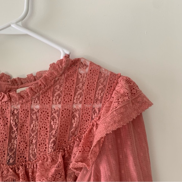 Sold❤️SALE❤️Doen pink Hillside dress long sleeve - Picture 9 of 11